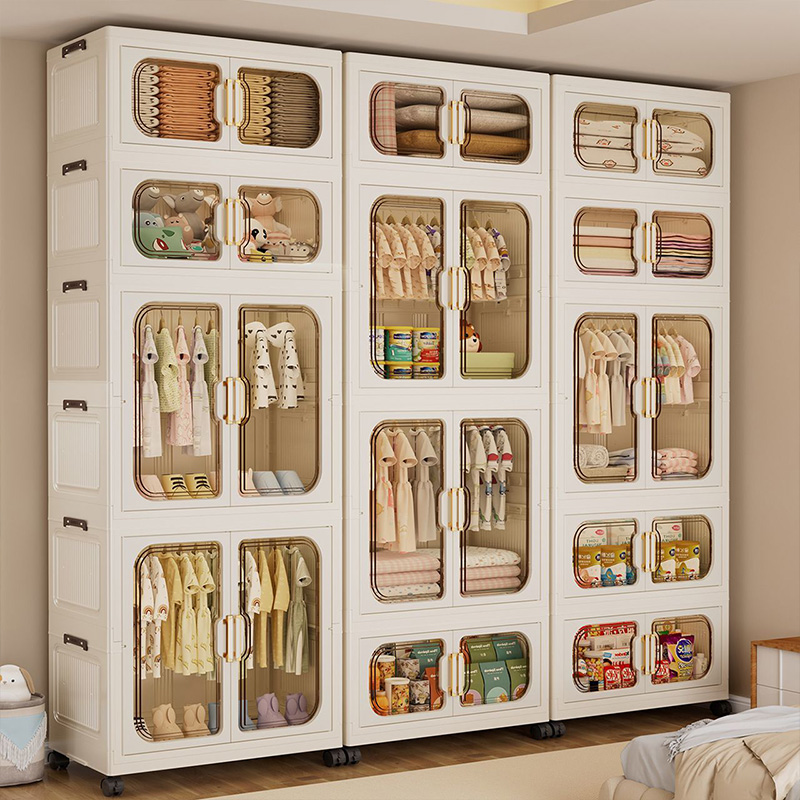 Baby Clothing Dresser - Яркий складной детский шкаф – вместительный